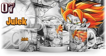 КРУЖКА DRAGON BALL SON GOKU VEGETA + ИМЯ + КАРТОН