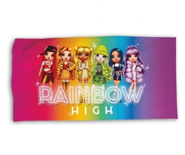 Ręcznik kąpielowy plażowy RAINBOW HIGH 70x140