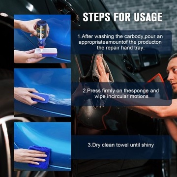 3 шт., средство для восстановления краски Warmwind Ultimate, автомобильная краска, позволяющая царапать артефакты,