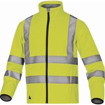 Kurtka robocza ODBLASKOWA softshell Lega HI-VIS S *