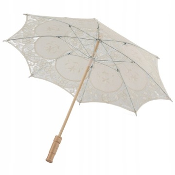 МИНИ-КРУЖЕВНОЙ СВАДЕБНЫЙ ЗОНТ БЕЛЫЙ ЗОНТ