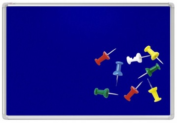 Доска текстильная фетровая 60х40см Синий