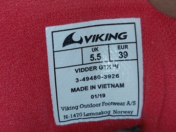 Трекинговые туфли Viking Vidder GTX. Розовый. 40