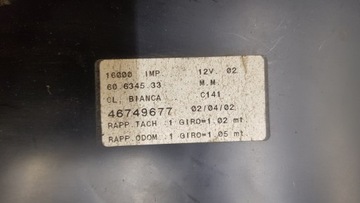 PŘÍSTROJOVÁ DESKA BUDÍKY FIAT MAREA 1.2 16V