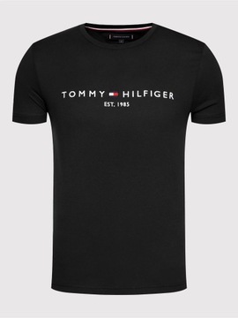 koszulka meska tommy hilfiger tshirt meski est 1985 czarny