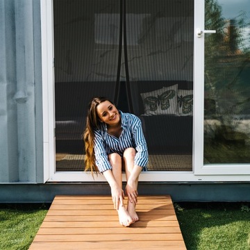 МОСКИТНАЯ СЕТКА ДЛЯ БАЛКОННОЙ ДВЕРИ, ОКНА, МАГНИТНАЯ, ПРОЧНАЯ, ОЧЕНЬ ПРОЧНАЯ, 100X210CM