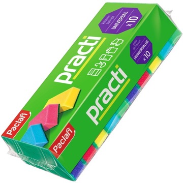 GĄBKI DO NACZYŃ PACLAN ZMYWAKI KUCHENNE 10SZT