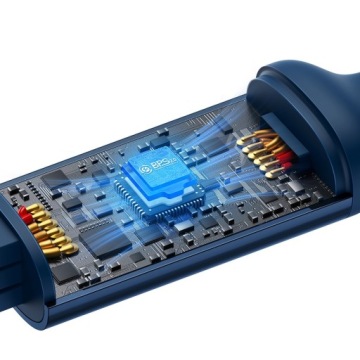 Кабель Basesus Rolled Cable 3in1 66W 1,1 млн. Кабель