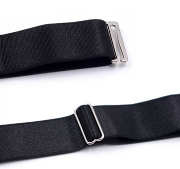 Szelki Męskie Czarne Mocne Do Utrzymania Koszuli Wygodne Zestaw 2szt