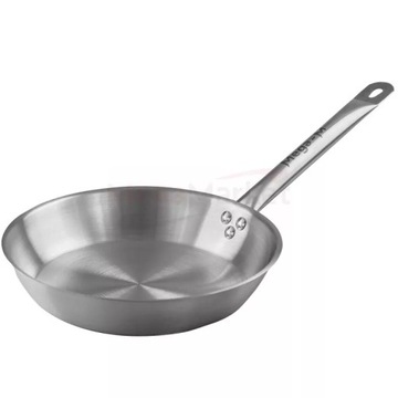 Patelnia indukcja stalowa gastronomiczna 28 cm duża Mega-M