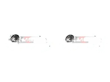 2X TŘMENY BRZDY KAMOKA PŘEDNÍ L+P DO CHRYSLER JEEP MITSUBISHI