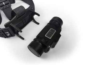 Налобный фонарь Steel Black Pro, 1200 лм