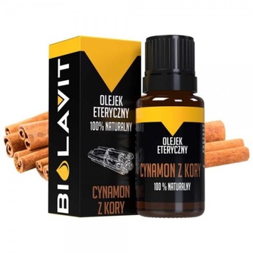 Olejek eteryczny cynamonowy z kory - 10 ml Bilovit