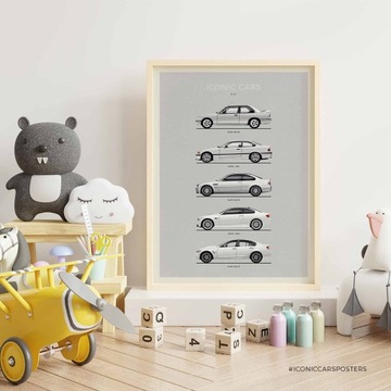 Плакат BMW - Без рамки