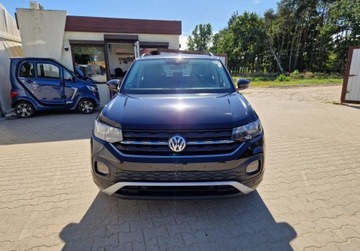 Volkswagen T-Cross SUV 1.0 TSI 115KM 2019 Volkswagen T-Cross Bezwypadkowy , Komplet Kluczy Niski Przebieg , po awari, zdjęcie 3
