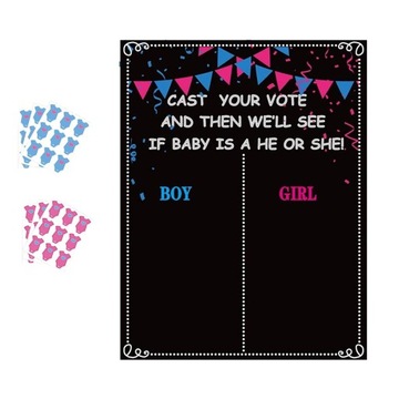 Креативная игра по гендерному голосованию, игры по раскрытию пола, веселые праздники
