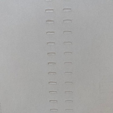 OUTLET Плита МДФ 1500х500 18 мм ламинированная белая