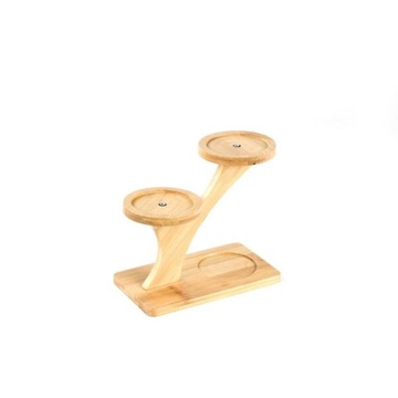 Wooden Soap Dispenser Tray Vanity Countertop