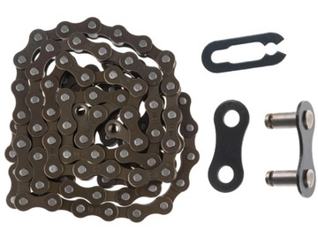 Велосипедная цепь 1 ряд 106 звеньев для велосипеда M1/2 x 1/8 дюйма, штифт 8,6 мм