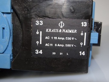 KRAUS NAIMER R26 STYCZNIK 500V 40A 15kW cewka 220V