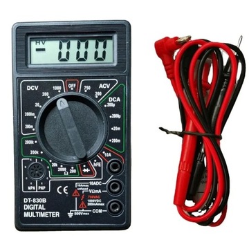 DT830B MULTIMETR PRZENOŚNY LCD Cyfrowy SZYBKA WYSYŁKA