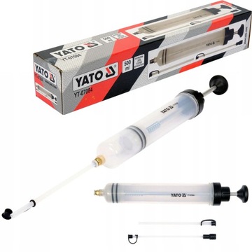 РУЧНОЙ ШПРИЦ YATO ДЛЯ ПОТРЕБИТЕЛЬСКИХ ЖИДКОСТЕЙ 500 МЛ YT-07084