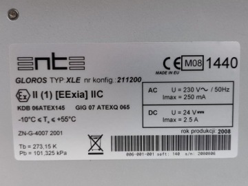 Преобразователь объема газа GLOROS XLE