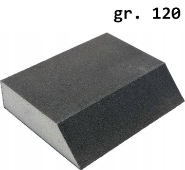 Gąbka kostka ścierna do szlifowania ścięta gr. 120