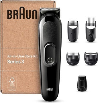 BRAUN MGK3420 Maszynka trymer do brody włosów 6w1 series 3