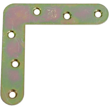 Narożnik Łącznik budowlany żółty ocynk 80x80mm
