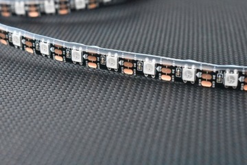 WS2812B Лента светодиодная 60д/м АДРЕСНАЯ черная IP65 рулон 5м