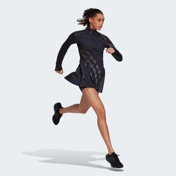 Y2628 Платье с 3 полосками adidas Marimekko Run Icon