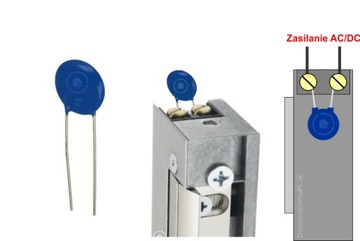 XS12UW-B Elektrozaczep wzmocniony wąski wyłącznik