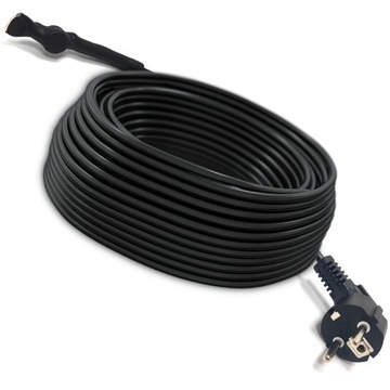 Kabel Grzewczy Przewód Grzejny Samoregulujący z Termostatem do Rur 4m