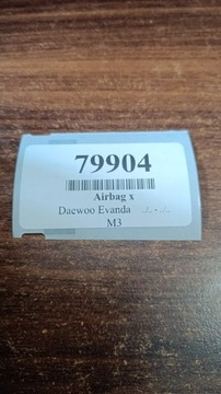 DAEWOO EVANDA ULOŽENÍ AIR NÁDRŽ ŘIDIČE 96332684