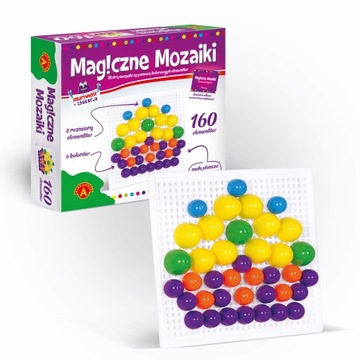 Magiczna MOZAIKA 160 elem. MOTORYKA układanka