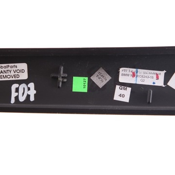 BMW F07 GT LIŠTA DVEŘE LEVÝ PŘEDNÍ JASAN 9156249