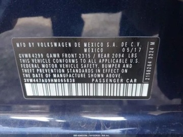 Volkswagen Golf VII 2017 Volkswagen Golf 2.0 220 KM, automat, DSG, niski przebieg, przedstawiciel I, zdjęcie 15