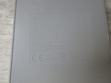 NINTENDO WII SPEAK RVL-029 ПРИЕМНИК МИКРОФОН В ОЧЕНЬ ХОРОШЕМ СОСТОЯНИИ ОРИГИНАЛ