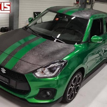 ГЕКСИС! Фольга BOSTON GREEN GLOSS 152x50см ЗЕЛЕНАЯ