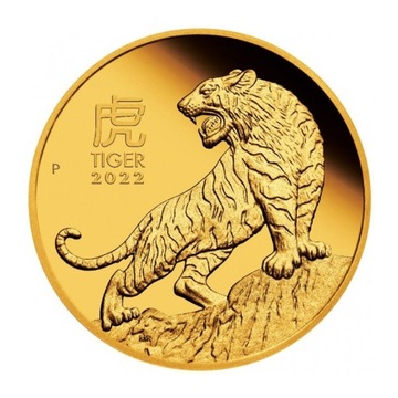 rok tygrysa 1oz wyzwanie moneta Australia kolorow