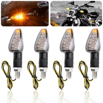 4x СВЕТОДИОДНЫЕ ДИСПЛЕИ С УПРАВЛЕНИЕМ MOTORCYCLE QUAD ATV SKUTER 14 LED 12V M10