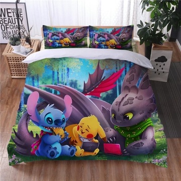 КОМПЛЕКТ ПОСТЕЛЬНОГО ПРИНАДЛЕЖНОСТИ Lilo & Stitch 160x200 3 ПРЕДМЕТА