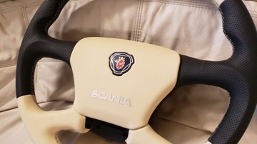 РУЛЕВОЕ КОЛЕСО SCANIA R, ОБРЕЗНОЕ, ТЮНИНГОВАЯ КРЫШКА