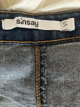 Sinsay mini spódniczka jeans roz.S