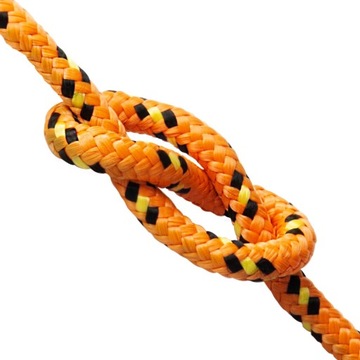 Lina Linka polipropylenowa pleciona żeglarska POMARAŃCZ 18mm 1m