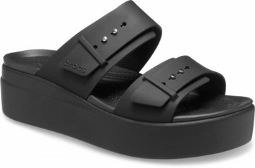 Dámske topánky Sandále Platforma Crocs Brooklyn 207431 Low Wedge 39-40