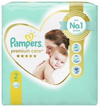 PAMPERS PREMIUM CARE 2 PIELUCHY 4-8KG 23 SZT