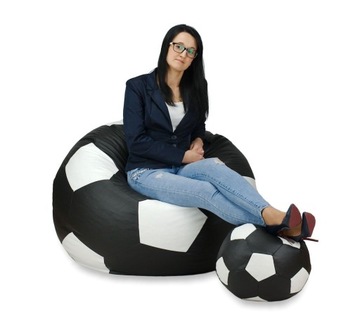OGROMNA PUFA XXXL Z PODNÓŻKIEM EGATO, 550L, 110CM