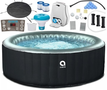 DMUCHANE SPA BASEN OGRODOWY AVENLI HYDROMASAŻ + POKRYWA
